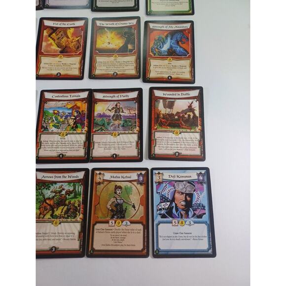 Lot of 20 LEGEND OF THE FIVE RINGS Collectible Cards - See Photos - Picture 5 of 9